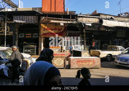 Syria, Damascus, daily life Stock Photo