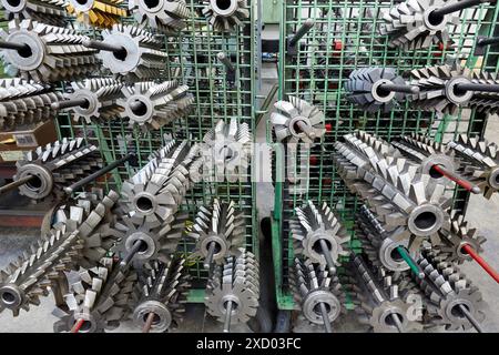 Tools machining center. Industry. Gipuzkoa. Basque Country. Spain. Stock Photo