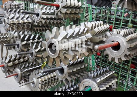 Tools machining center. Industry. Gipuzkoa. Basque Country. Spain. Stock Photo