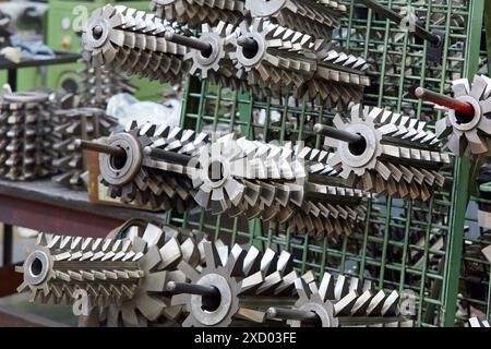 Tools machining center. Industry. Gipuzkoa. Basque Country. Spain. Stock Photo