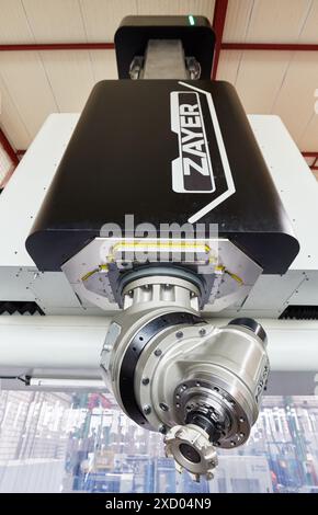 CNC Milling, Machining center, industry Stock Photo