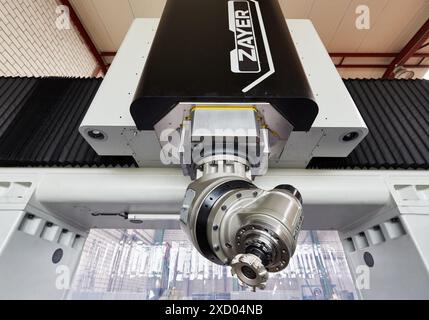 CNC Milling, Machining center, industry Stock Photo