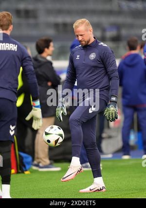 Denmark during a training session at the Frankfurt Arena in Frankfurt ...