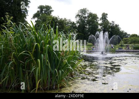 The Italian Gardens in Kensington Gardens, central London Stock Photo