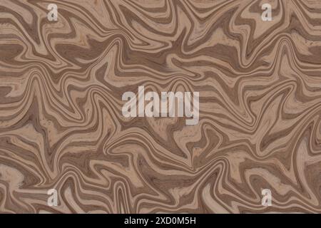 Wooden Swirl Waves Background Design Stock Photo