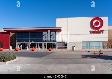 Houston, Texas, USA - March 13, 2022: A Target store in Houston, Texas, USA on March 13, 2022. Stock Photo