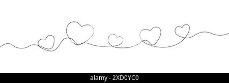 Five stars drawn in one continuous line. This simple linear style represents rating service and high-quality reviews and feedback from customers. Stock Vector