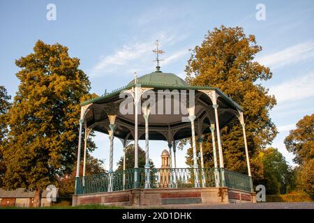 Shrewsbury Bandstand, Shropshire, UK Stock Photo