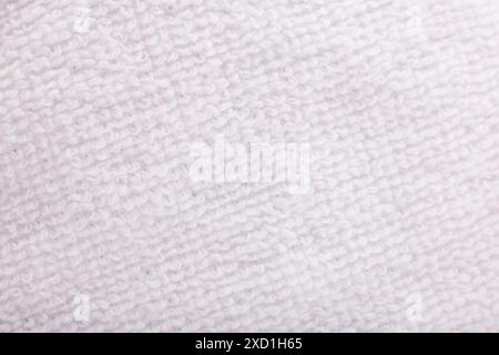 White Terry Cloth Towel Texture Stock Photo