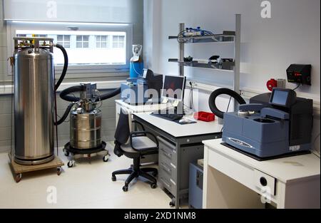 Material Properties Lab Colorimeters to measure TG (liquid-glass transition temperature ...