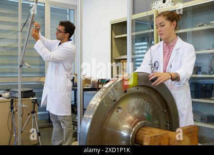 Acoustic test bench, Railway wheel, Optimal soundproofing project on ...