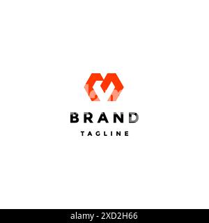 Letter m, o and b hexagon geometric symbol simple logo vector Stock ...