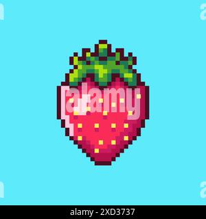 8 bit pixel candy. food item for game assets in vector illustration ...