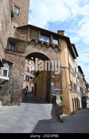 Eurore, Italy, Siena the historical center part 1 Stock Photo