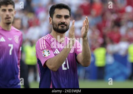 Ilkay Gundogan of Germany celebrates the victory following the UEFA ...