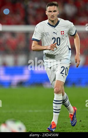Michel Aebischer 20 Of Switzerland Pictured During A Soccer Game michel-aebischer-20-of-switzerland-pictured-during-a-soccer-game