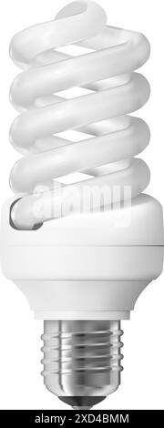 Energy saving light bulb. Stock Vector