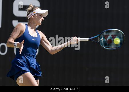 Berlin, Germany. 20th June 2024; Rot Weiss Tennis Club, Grunewald, Berlin, Germany; ecotrans WTA Ladies 500 Tennis German Open Berlin, Day 4; Marketa Vondrousova during her womens singles versus Kalinskaya Credit: Action Plus Sports Images/Alamy Live News Stock Photo