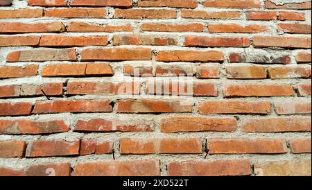 The background made of bricks, the photo is a photo of a wall made of bricks, it is very suitable to be used for the background Stock Photo
