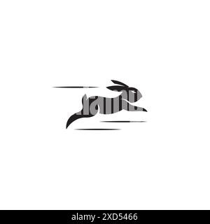 Rabbit logo or icon design Stock Vector
