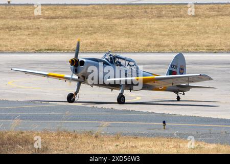 Classic de Havilland Canada DHC-1 Chipmunk airplane Stock Photo