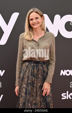 Sarah Varetto is attending the Photocall SKY Program at Barberini Palace in Rome, Italy, on July 19, 2024 (Photo by Domenico Cippitelli/NurPhoto). Stock Photo