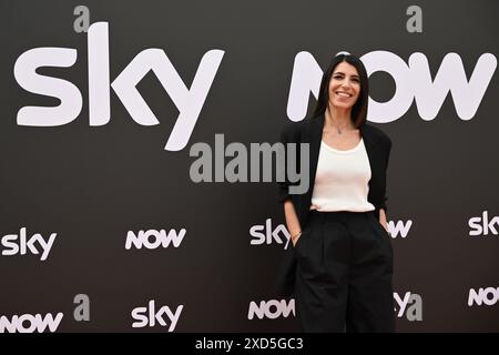 Giorgia is attending the Photocall SKY Program at Barberini Palace in Rome, Italy, on July 19, 2024 (Photo by Domenico Cippitelli/NurPhoto). Stock Photo