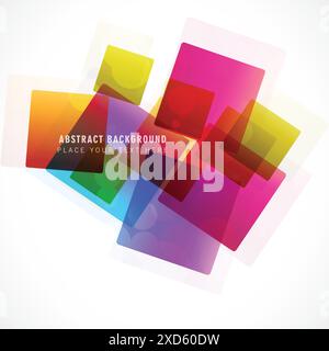 colorful bright squares vector design illustration Stock Vector