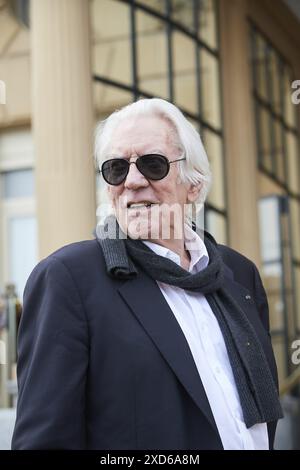 September 23, 2019, Madrid, Madrid, Spain: DONALD SUTHERLAND arrives at Maria Cristina Hotel during 67th San Sebastian Film Festival. (Credit Image: © Jack Abuin/ZUMA Wire) EDITORIAL USAGE ONLY! Not for Commercial USAGE! Stock Photo