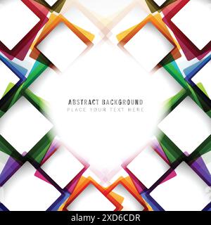 colorful squares background vector design illustration Stock Vector