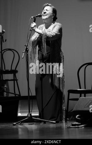 The singer Carmen Linares performs on stage during the Universal Music Festival 2024 at Teatro Albeniz on June 20, 2024 in Madrid, Spain. Stock Photo