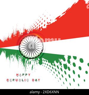 beautiful indian flag vector design illustration Stock Vector Image ...