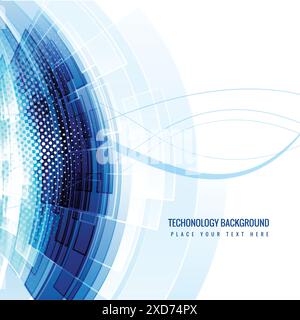 technology background vector design illustration Stock Vector