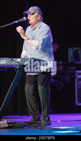 June 20, 2024 - Myrtle Beach, South Carolina; USA - Musician BRUCE JOHNSTON of The BEACH BOYS performs live as their 2024 tour makes a stop the Alabama Theatre located in Myrtle Beach. Copyright 2024 Jason Moore. (Credit Image: © Jason Moore/ZUMA Press Wire) EDITORIAL USAGE ONLY! Not for Commercial USAGE! Stock Photo