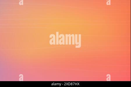 warm peach gradient background with delicate white lines, ideal for modern design projects and presentations. Copy space Stock Photo