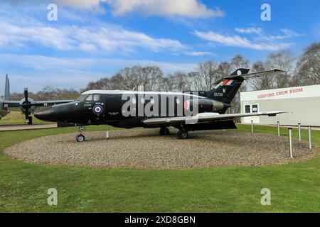 A Hawker Siddeley Dominie T.1 aeroplane at the Royal Air Force Museum Midlands, Cosford, Shifnal, Shropshire, England, UK Stock Photo