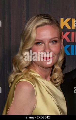 New York, United States. 20th June, 2024. Kirsten Dunst attends the 'Kinds Of Kindness' New York Premiere at Museum of Modern Art. Credit: SOPA Images Limited/Alamy Live News Stock Photo