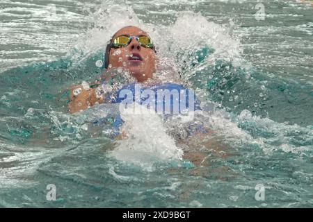 DUHAMEL Cyrielle OF STADE BÉTHUNE HEAT 200 M MEDLEY WOMEN during the French Swimming championships 2024 on June 17, 2024 at Odyssée aquatic complex in Chartres, France - Photo Laurent Lairys / ABACAPRESS.COM Stock Photo