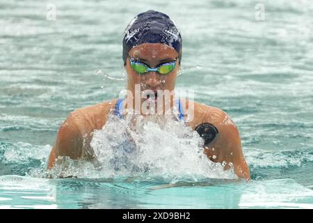 DUHAMEL Cyrielle OF STADE BÉTHUNE HEAT 200 M MEDLEY WOMEN during the French Swimming championships 2024 on June 17, 2024 at Odyssée aquatic complex in Chartres, France - Photo Laurent Lairys / ABACAPRESS.COM Stock Photo