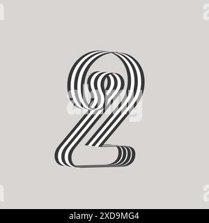 math numbers vector text effect Stock Vector