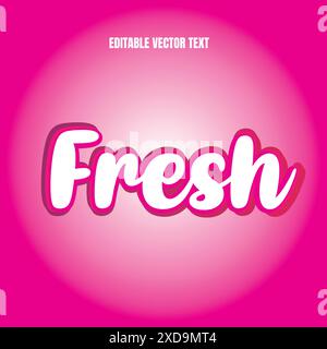 Editable vector text effect Stock Vector
