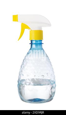 Plastic bottle water sprayer on white background isolation. High quality photo Stock Photo