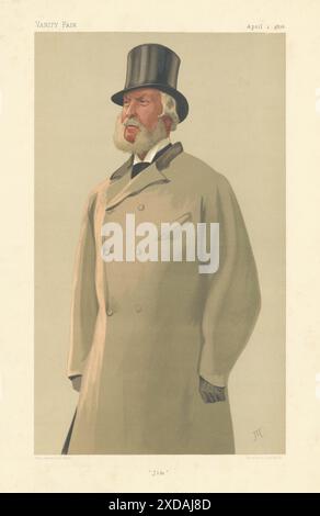 VANITY FAIR SPY CARTOON Major-General James Macdonald 'Jim'. Military 1876 Stock Photo