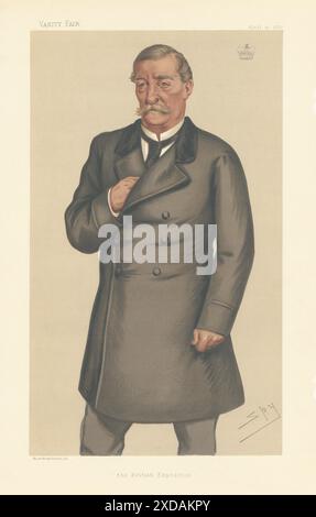 VANITY FAIR SPY CARTOON Gen Lord Napier of Magdala 'The British Expedition 1878 Stock Photo