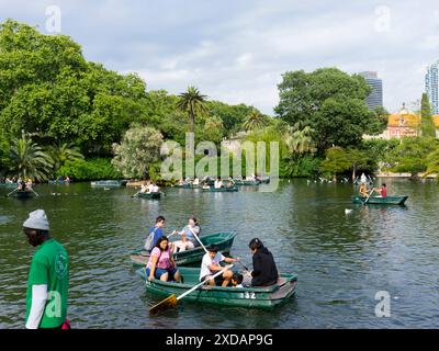 The pond inside the Parc de la Ciutadella (Barcelona) Stock Photo