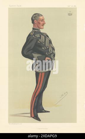 VANITY FAIR SPY CARTOON Major Viscount Downe 'Smartness' Yorkshire 1883 print Stock Photo