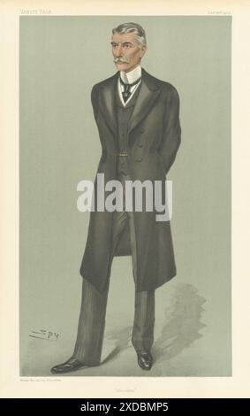 VANITY FAIR SPY CARTOON Gen Frederick Forestier-Walker 'Shookey'. Military 1902 Stock Photo