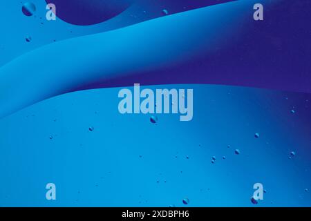 Abstract gradient background with smooth lines and circles of blue color Stock Photo