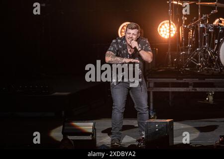 Milwaukee, USA. 20th June, 2024. Kameron Marlowe during the Summerfest Music Festival on June 20, 2024, in Milwaukee, Wisconsin (Photo by Daniel DeSlover/Sipa USA) Credit: Sipa USA/Alamy Live News Stock Photo