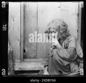 Japan traditional woman vintage Black and White Stock Photos